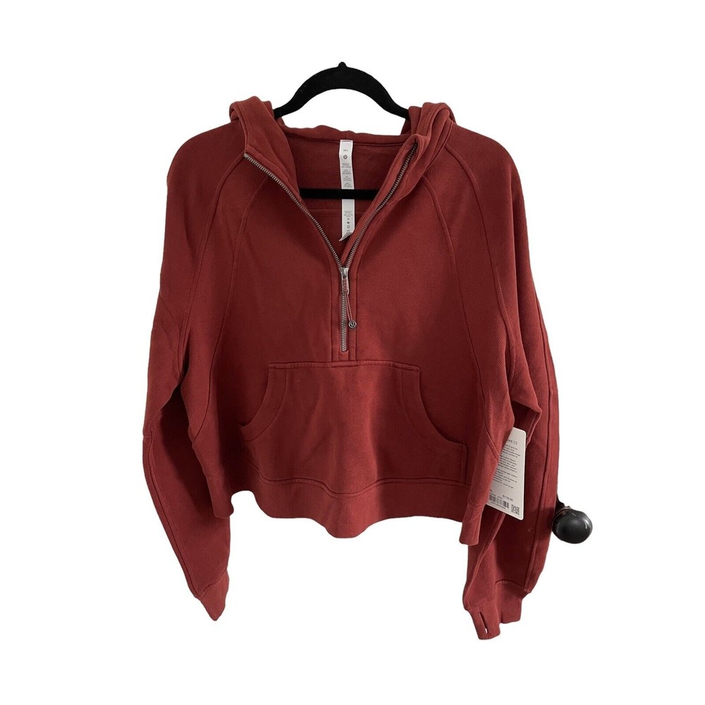 Lululemon Scuba Oversized 1/2 Half-Zip‎ Hoodie - Date Brown / M/L